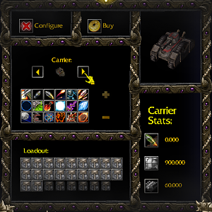 Experimental Carrier Console Configuration 1