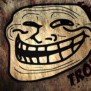 laughing troll face