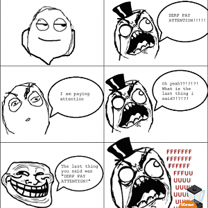 troll face meme trolling in class