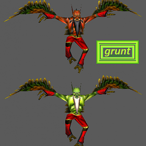 fel and green harpy :p !!