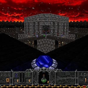 This is my deathmatch only map called Frost Of Inferno.
It's your pretty basic deathmatch map, the reason why I'm sharing the screenshot is because i