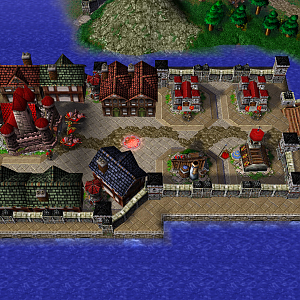 Stromgarde - I like Stromgarde, I had to change the position of the bridge but I've captured the general look.