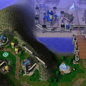 Hearthglen and Stratholme - I love these places aren't they cool.  How Malganis got into the city in the first place is beyond me.