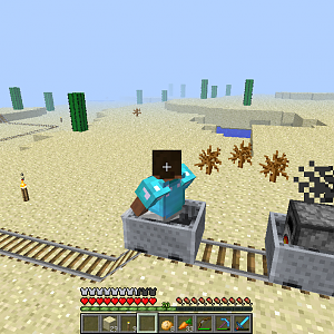 just driving trough the desert, too poor for powered rail,btw