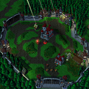 Artanen City, player red's base.