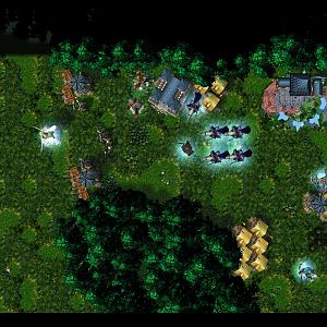 Here are the Humans base that is protecting Dael'Barun & the World Tree.