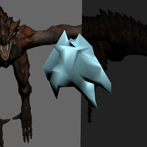 Rathalos Model wips 2