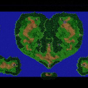 Entire Map Preview of Map (Romantic Island).