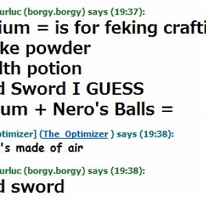So we were talking about our project, on ores...