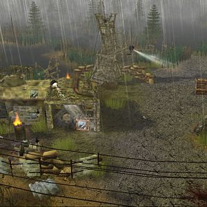 Neutral camp on swamps