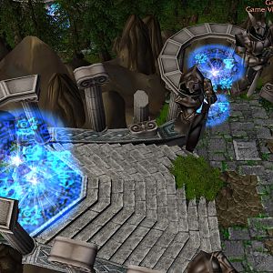 Entrace to the valley (up on the stairs). Creep spawn point next to the stairs, below the stairs is a second one.