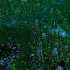 A work-in-progress image from a melee map that I am currently working on.