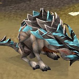My adult dragon wolf pet. :3

A wondrous follower of Armadyl he is.