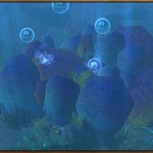 Here we can see the coral reefs that will be demonstrating the cliffs in the map. You can also see hopefully nice terrain, the background (the ground)