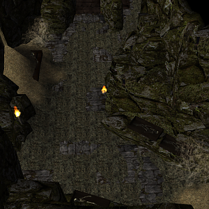 The catacombs have many dead ends and functions like a mini maze.