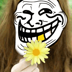 woman smelling flower