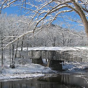 Covered bridge Vermont