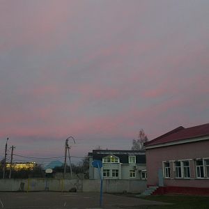Pink cotton candy in the sky