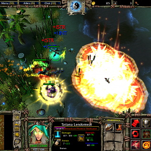 Demonicon Champion, Demonicon Vindicator and Hellion Vindicator using their ultimates