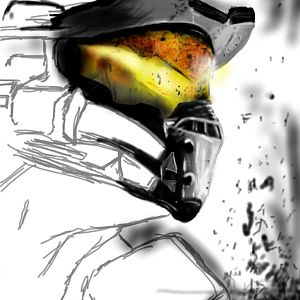 An unfinished masterchief