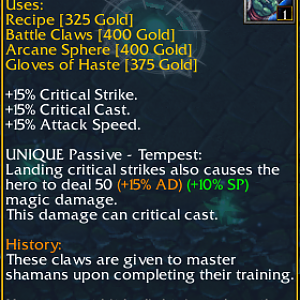 Shaman Claws