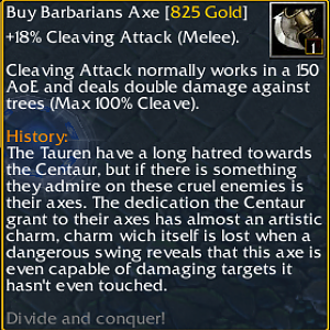 Barbarians Axe