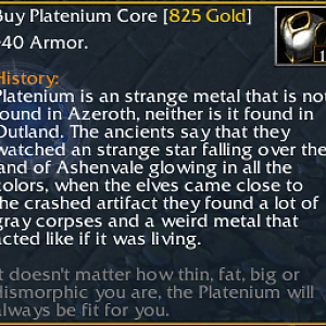 Platenium Core