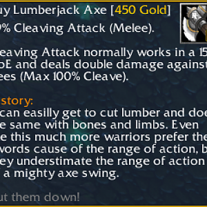 Lumberjack Axe