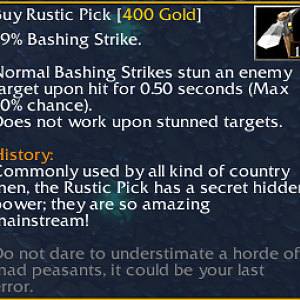 Rustic Pick