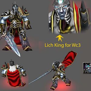Lich King Arthas model wc3