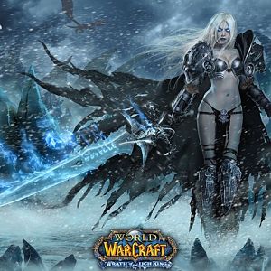 A random picture of the female version for the Lich King a.k.a. Lich Queen.