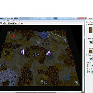 The Fallen Land War editor view