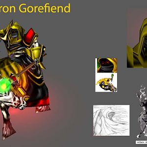Teron Gorefiend wc2 metzen style, it is just a blp.
Replace the evil arthas blp.