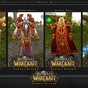 Class List on 1st alpha release - full looks of each classes' models.