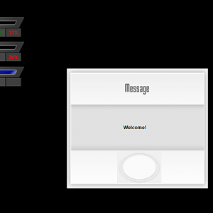 Hmmm... added a welcome message... disregard the desktop, I'll clean it once this app is complete... XD