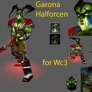 Garona Halforcen warcraft 3 wc1