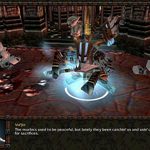 The Intro Cinematic, a new object, and Vol'jin speaking.