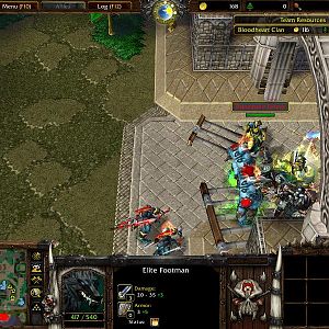 The Invasion begins! Bloodheart Clan lays siege with the help of the Horde's warriors! Notice the improved terrain.