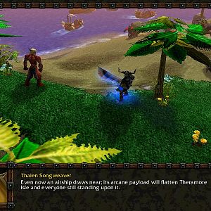 The elf at the ending cinematic telling the true nature of the Horde's plan!