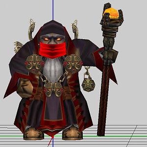 Partly Restored Olof Steelmouth - I helped restore this model from mod WOTH. Texture was lost, so i was forced to create placeholder froms creens of O
