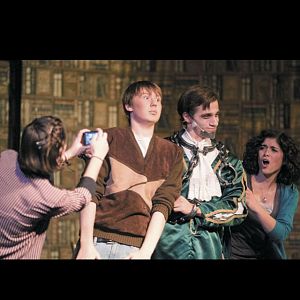 Front page of the local newspaper - my school play :)