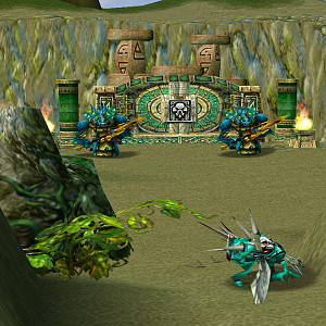 An ancient temple, protected by the sworn guardians.