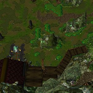 HotBN Terrain v.11.0 (3) scaffold not walkable; the trees you see in this screen both block sight ingame