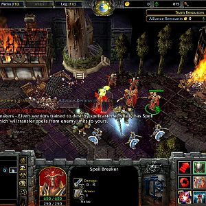 Hints shall also change. Each telling what side can do. Also BETA content has been restored. Such as the Spell Breaker's Defend. Notice the new unit a
