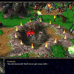 Lahai, the Blademaster of the Blackrock Clan. Notice the new structures behind him and orcs who are helping him to complete his goal. Also notice the