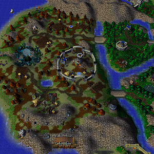 Westfall is one of the largest "block" pieces of terrain.  I added the rift in the middle-west but only later remembered that the map doesn't take pla