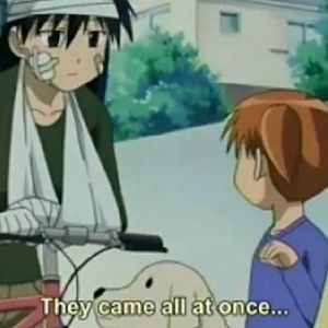 Noticed this Failure when watching Azumanga Daioh.

Sometimes Fansubs doesn't work out the way they're supposed to xD