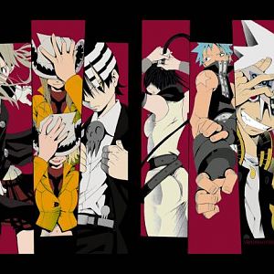The main characters of Soul Eater