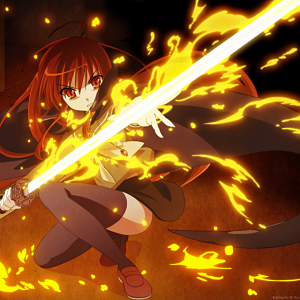 Shana, from Shakugan no Shana