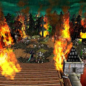 Skeleton: Um...sir we did not find the artifact, I think this is the wrong town.

Cultist:....woops....
